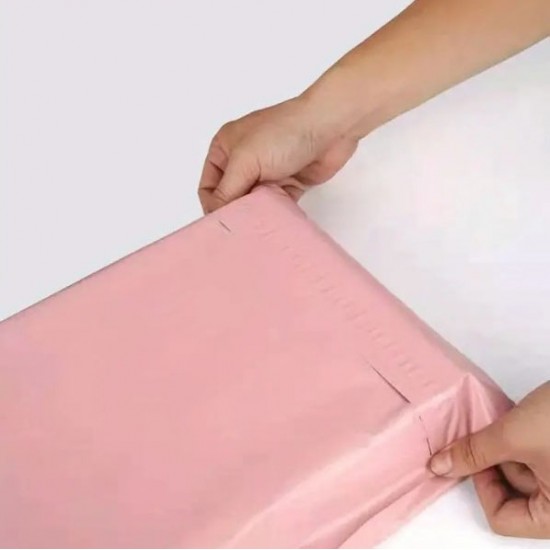 Shipping mailer envelopes  28*38+4cm, light pink, 100pcs