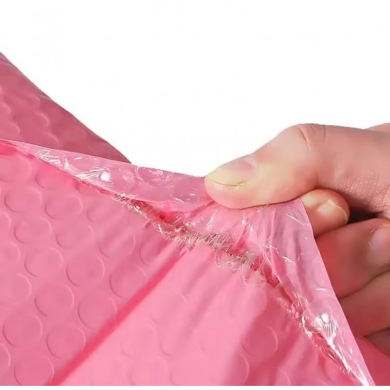 Shipping mailer bubble envelope waterproof 18*25+4cm, pink