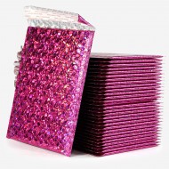 Extra strong shipping mailer bubble envelope waterproof 23*30+4m, Metallic, Shine Pink