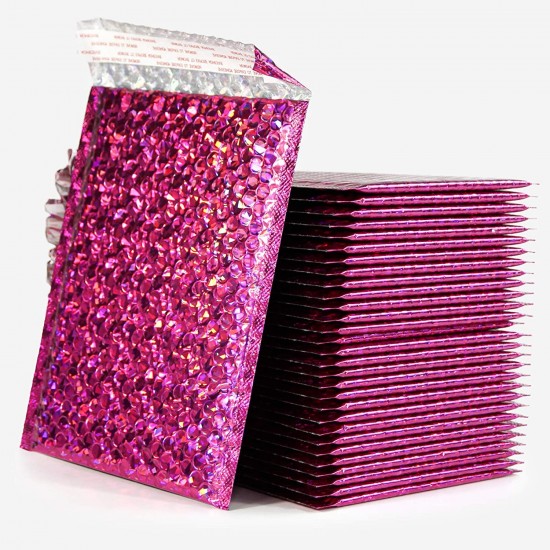 Aploksne sūtījumiem ūdensizsturīgs 16*23+4cm,extra strong , Metallic, SHINE PINK