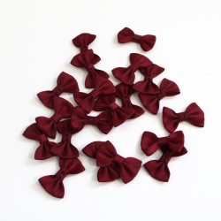 Fabric bows 3.5cm, 20pcs