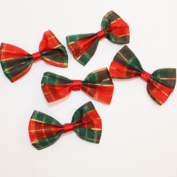 Fabric bows 5.5cm, 5pcs