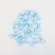 Fabric bows 2.5cm, 25pcs "light blue"