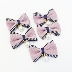 Fabric bows 3,5cm, 5pcs