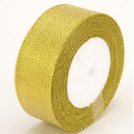 Fabric ribbon 40mm/20m, gold