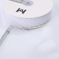 Lace ribbon 3cm/45m , white