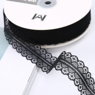 Lace ribbon 3cm/45m , black