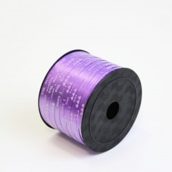 Лента для шаров I LOVE YOU 5мм/90м "violet"