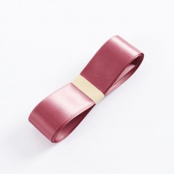 Satin PREMIUM ribbon color "cinnabar" 2.5cm/40m