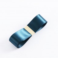 Satin PREMIUM ribbon color "emerald" 2.5cm/40m