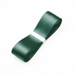 Satin PREMIUM ribbon color "green" 2.5cm/40m