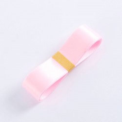 Satīna PREMIUM lente krāsa "light pink" 2.5cm/40m
