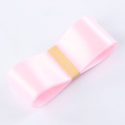 Satin PREMIUM ribbon color "light pink" 3.8cm/45m