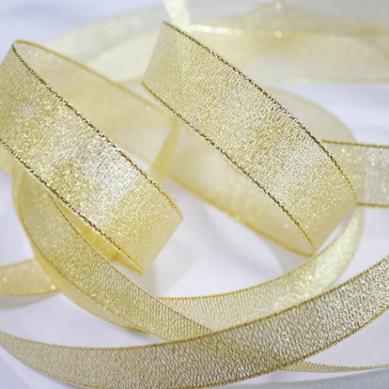 Auduma lente 40mm/20m,gold