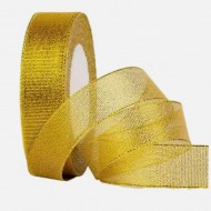 Fabric ribbon 40mm/20m, gold