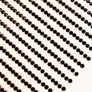 Pašlīmējošās pērlītes d3mm ,1053 gab., "black"