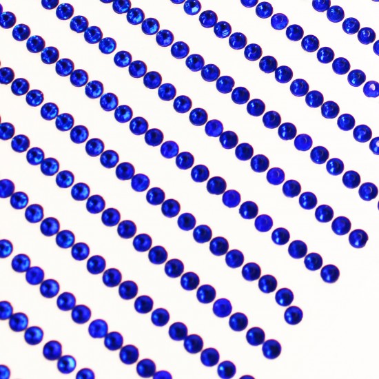 Self adhesive rhinestones  d3mm ,1053 pcs, blue