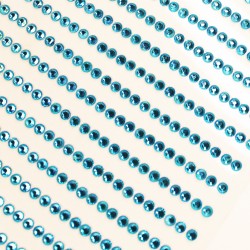 Self adhesive rhinestones  d3mm ,1053 pcs, light blue