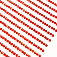 Self adhesive rhinestones  d3mm ,1053 pcs, red