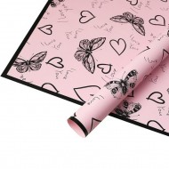 Упаковка для цветов и подарков BUTTERFLY LOVE 20листов