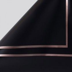 Waterproof flower film GOLDEN ROSE 20sheets, black