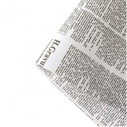 Ūdensizturīgais ziedu iepakojums NEWSPAPER 20loksnes
