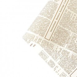 Ūdensizturīgais ziedu iepakojums NEWSPAPER 20loksnes