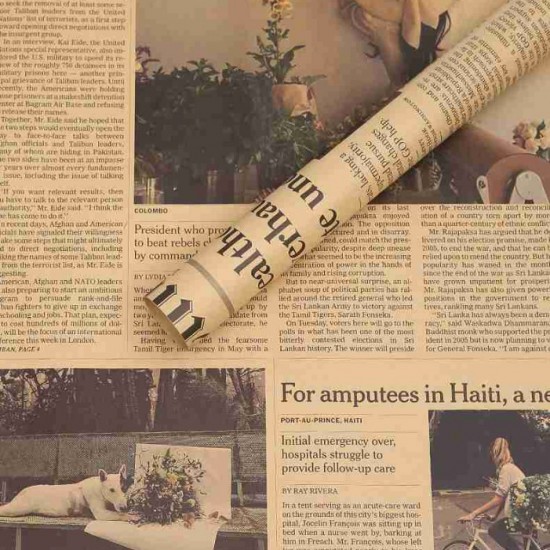 Iepakojuma papīrs NEWSPAPER 50x70cm 20loksnes